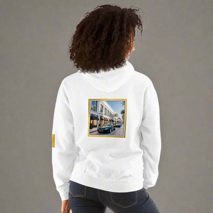 STORE 7994 custom hoodie with bold graphic back print
