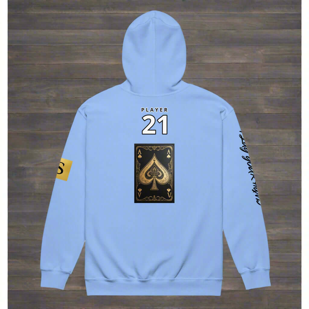 STORE 7994 custom hoodie with bold graphic back print
