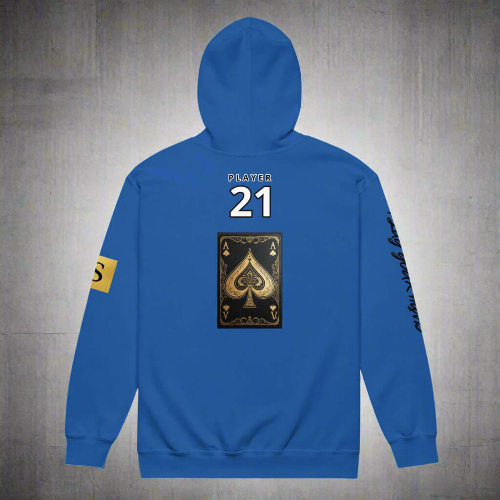 STORE 7994 custom hoodie with bold graphic back print