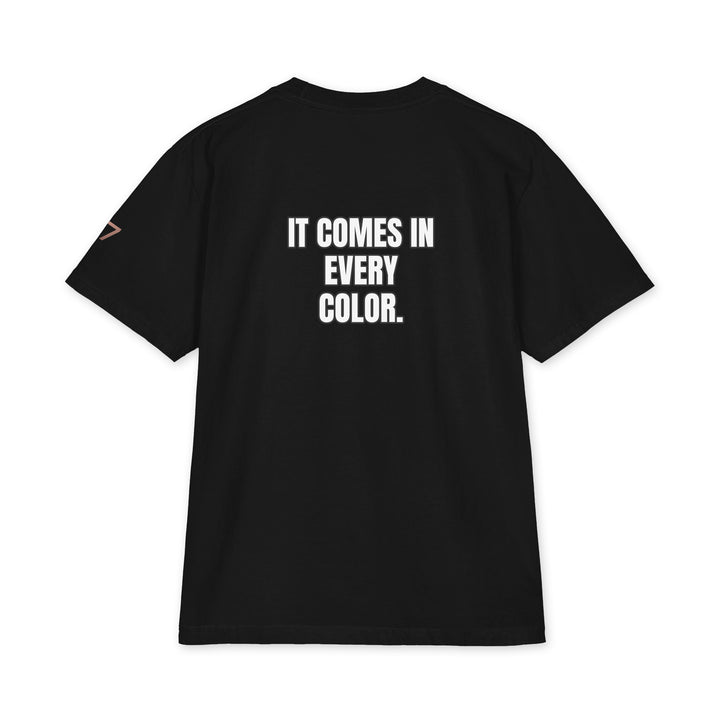 S7 “I Have a Type” graphic T-shirt with front typography, “It Comes in Every Color” back print, and S7 logo on the left sleeve.