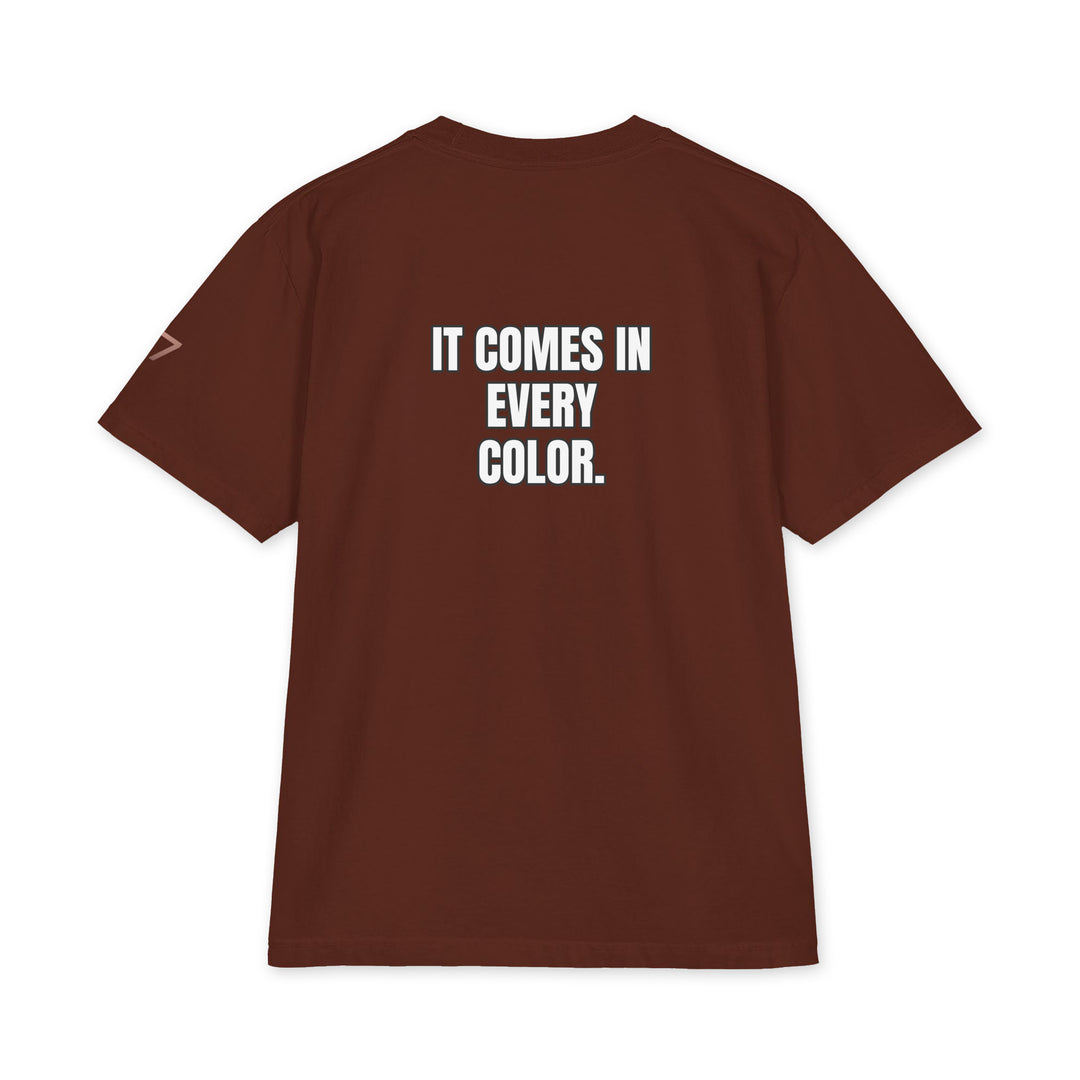 S7 “I Have a Type” graphic T-shirt with front typography, “It Comes in Every Color” back print, and S7 logo on the left sleeve.