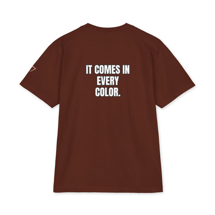 S7 “I Have a Type” graphic T-shirt with front typography, “It Comes in Every Color” back print, and S7 logo on the left sleeve.
