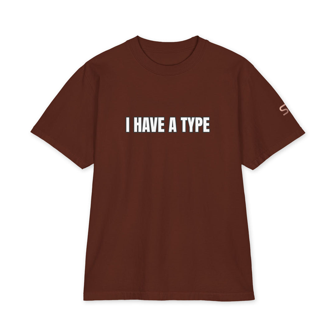 S7 “I Have a Type” graphic T-shirt with front typography, “It Comes in Every Color” back print, and S7 logo on the left sleeve.
