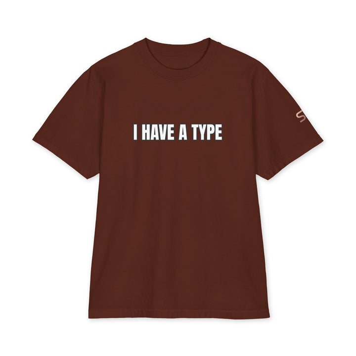 S7 “I Have a Type” graphic T-shirt with front typography, “It Comes in Every Color” back print, and S7 logo on the left sleeve.