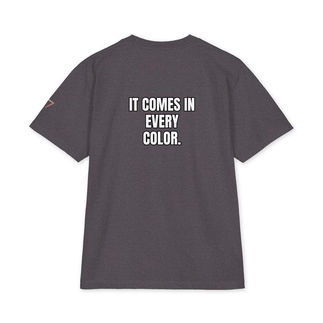 S7 “I Have a Type” graphic T-shirt with front typography, “It Comes in Every Color” back print, and S7 logo on the left sleeve.