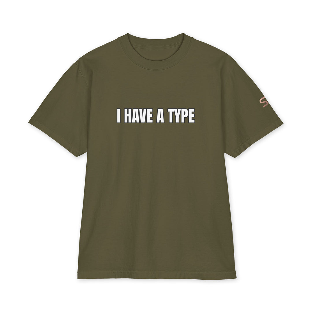 S7 “I Have a Type” graphic T-shirt with front typography, “It Comes in Every Color” back print, and S7 logo on the left sleeve.
