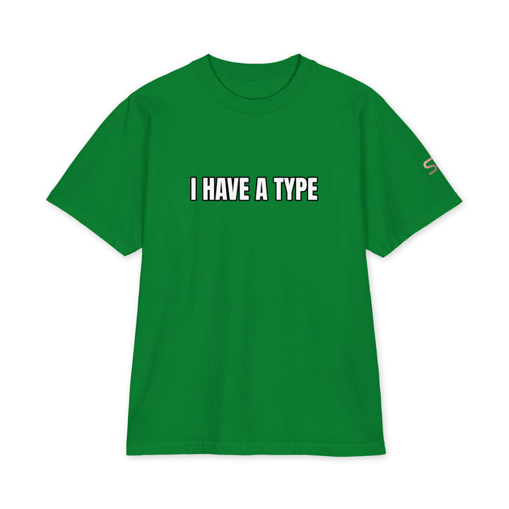 S7 “I Have a Type” graphic T-shirt with front typography, “It Comes in Every Color” back print, and S7 logo on the left sleeve.