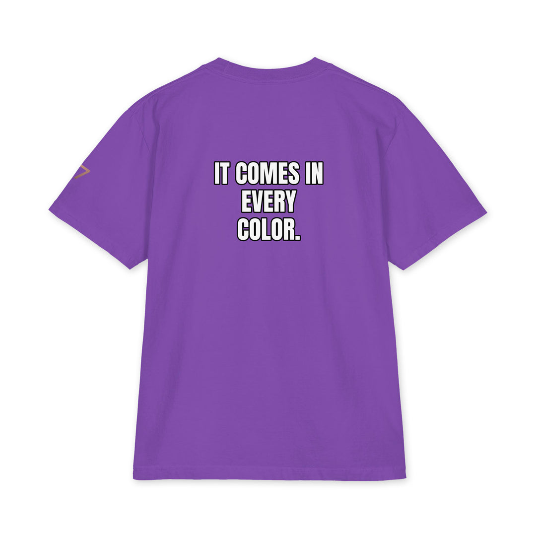 S7 “I Have a Type” graphic T-shirt with front typography, “It Comes in Every Color” back print, and S7 logo on the left sleeve.