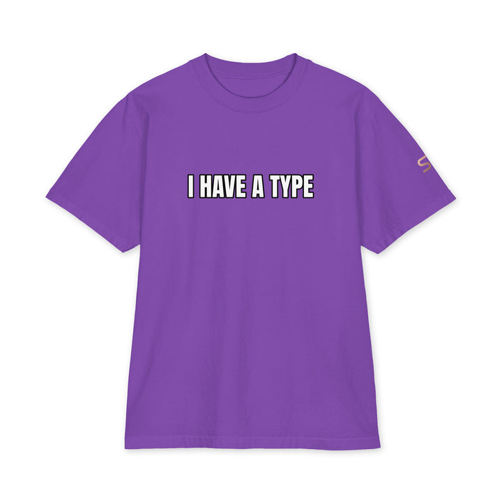 S7 “I Have a Type” graphic T-shirt with front typography, “It Comes in Every Color” back print, and S7 logo on the left sleeve.