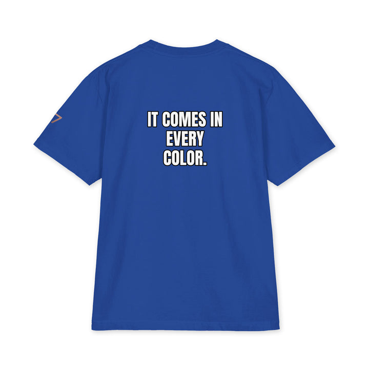 S7 “I Have a Type” graphic T-shirt with front typography, “It Comes in Every Color” back print, and S7 logo on the left sleeve.
