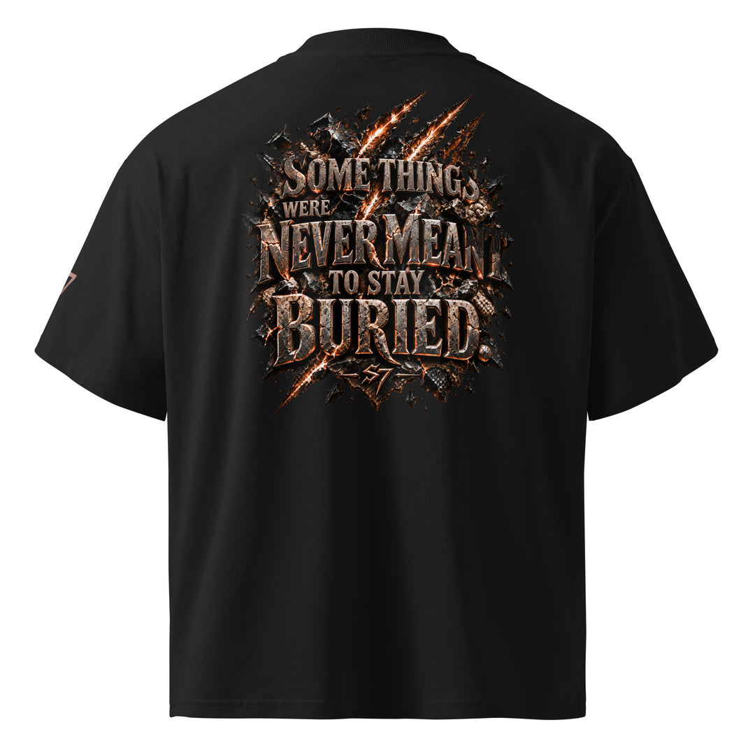 NEVER MEANT TO STAY BURIED Prehistoric Claw T-Shirt | S7 back