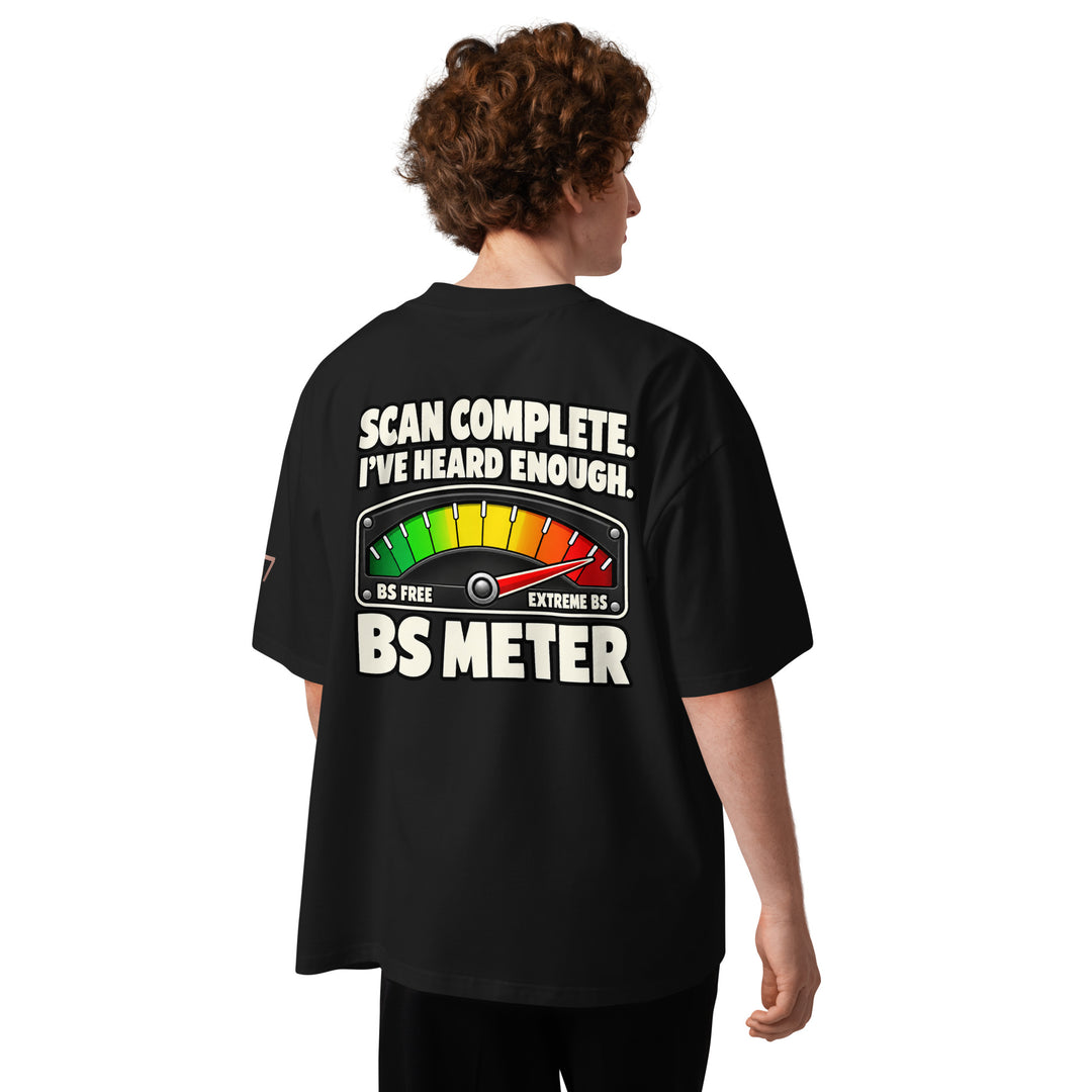 S7 BS Meter Oversized Graphic T-Shirt | STORE 7994