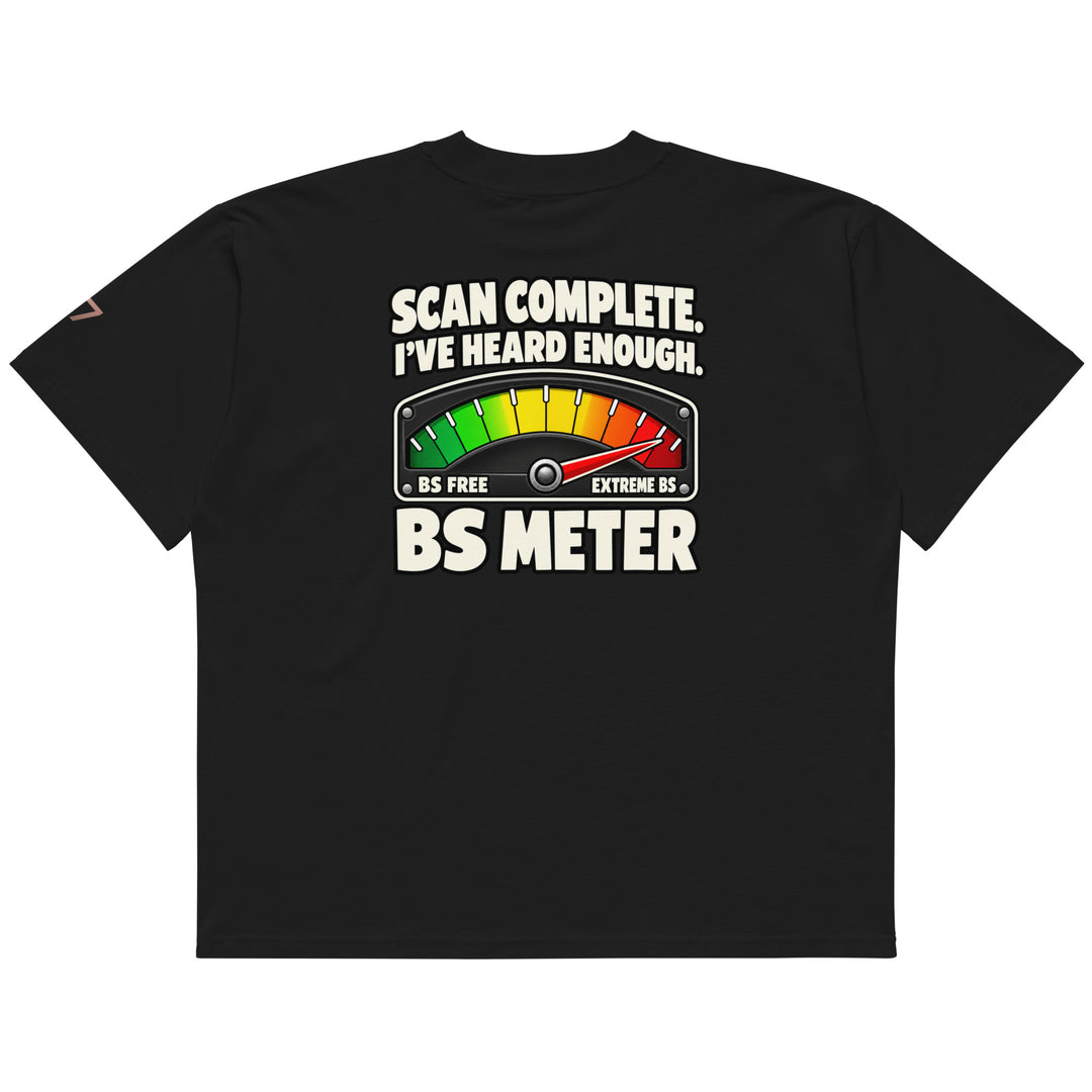 S7 BS Meter Oversized Graphic T-Shirt | STORE 7994