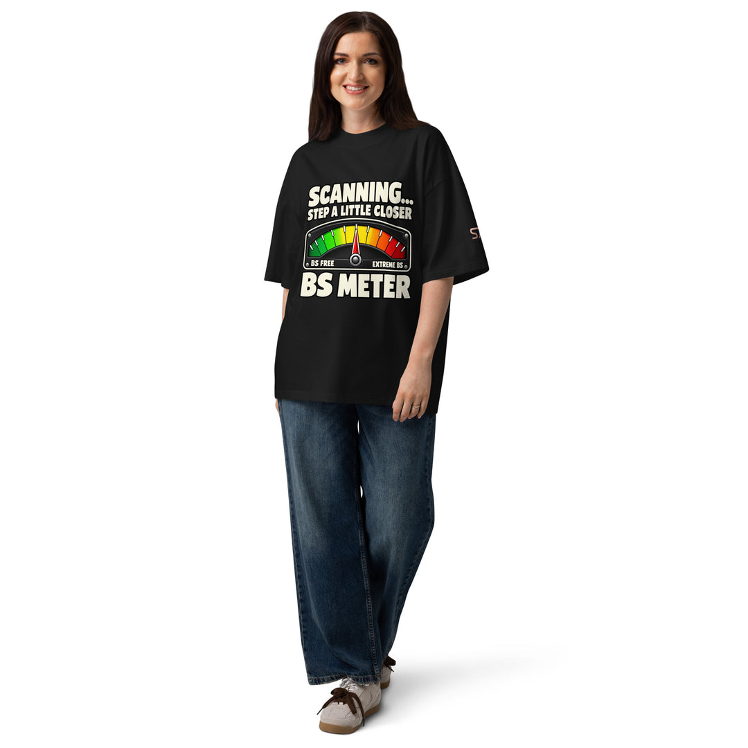 S7 BS Meter Oversized Graphic T-Shirt | STORE 7994