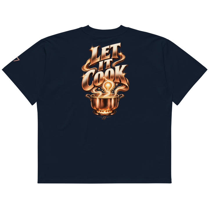 Back view of S7 “Got A Idea? Let It Cook” Graphic T-Shirt featuring &