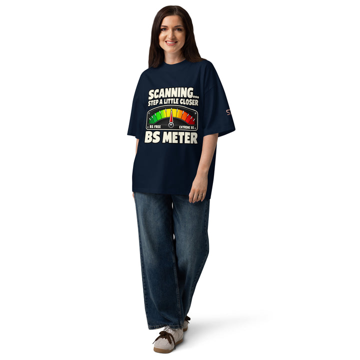 S7 BS Meter Oversized Graphic T-Shirt | STORE 7994