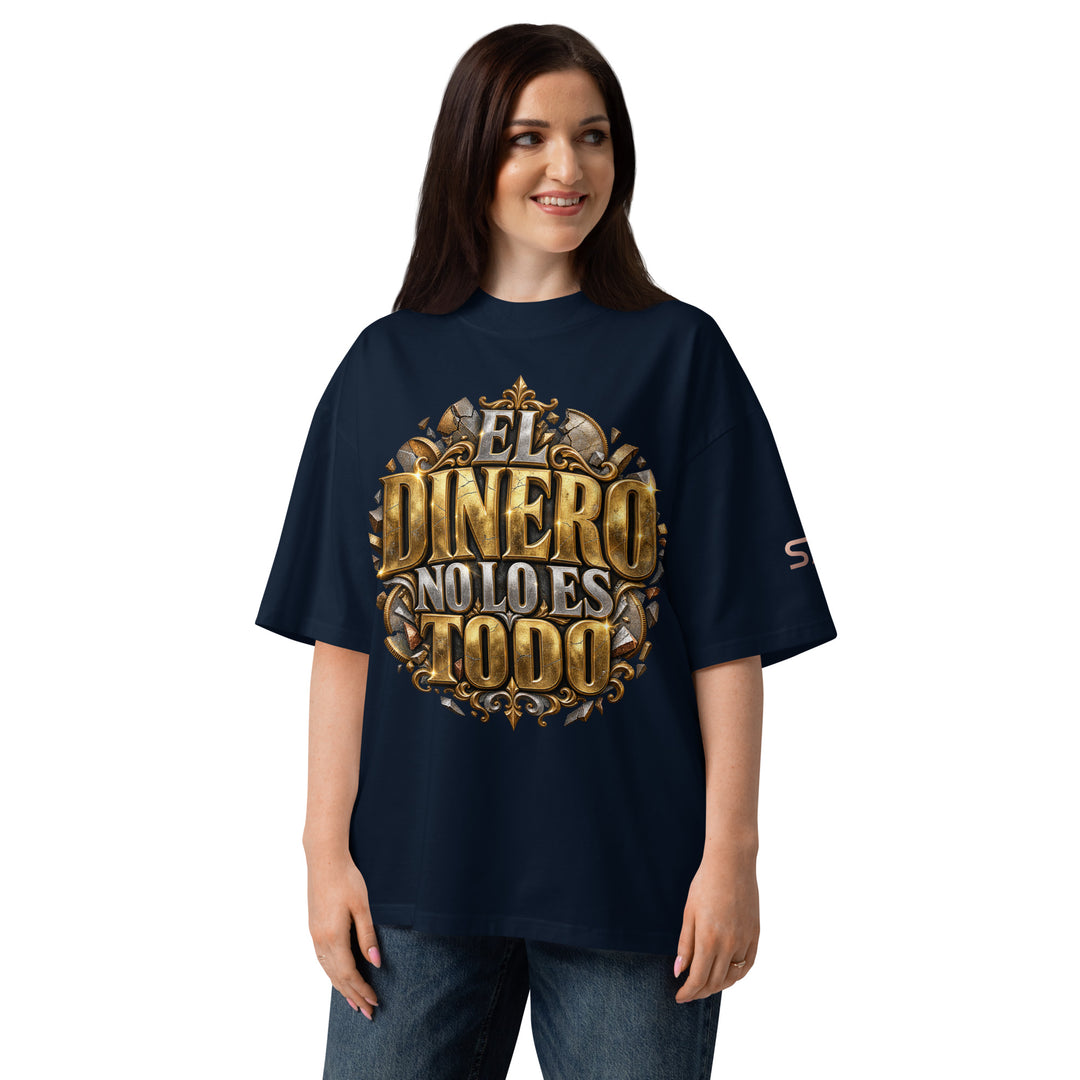 EL DINERO NO LO ES TODO Spanish Edition T-Shirt | S7 front view navy