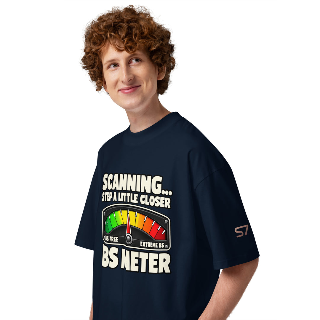 S7 BS Meter Oversized Graphic T-Shirt | STORE 7994