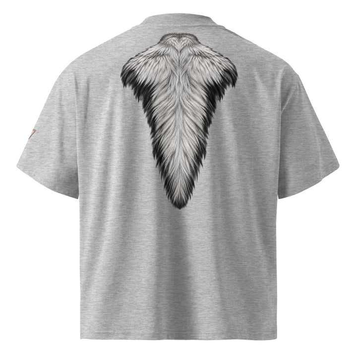 THIS HONEY AIN’T SWEET Honey Badger T-Shirt | S7 back view grey 