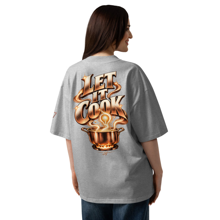 S7 “Got A Idea? Let It Cook” Graphic T-Shirt showing the back with bold &