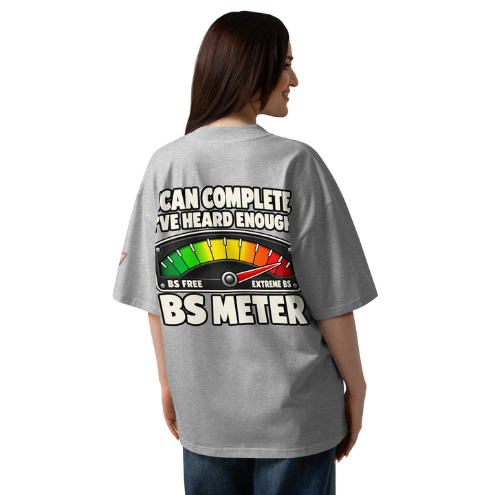 S7 BS Meter Oversized Graphic T-Shirt | STORE 7994