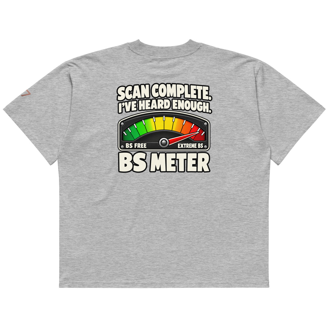 S7 BS Meter Oversized Graphic T-Shirt | STORE 7994