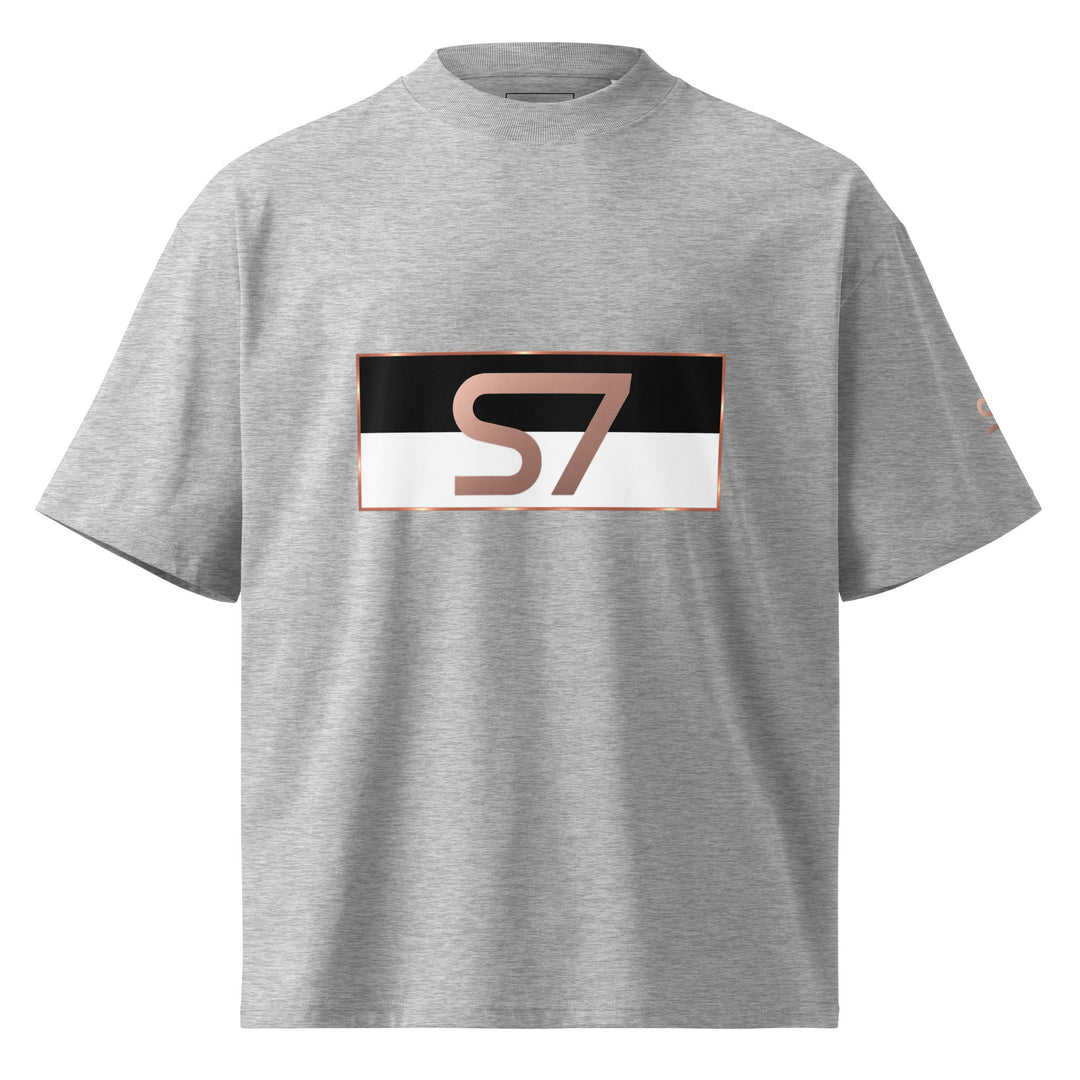 S7 Monaco Noir &amp; White Organic Oversized T-Shirt