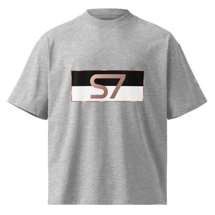 S7 Monaco Noir &amp; White Organic Oversized T-Shirt