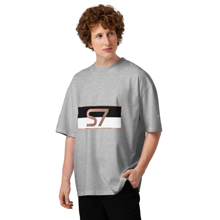 S7 Monaco Noir &amp; White Organic Oversized T-Shirt