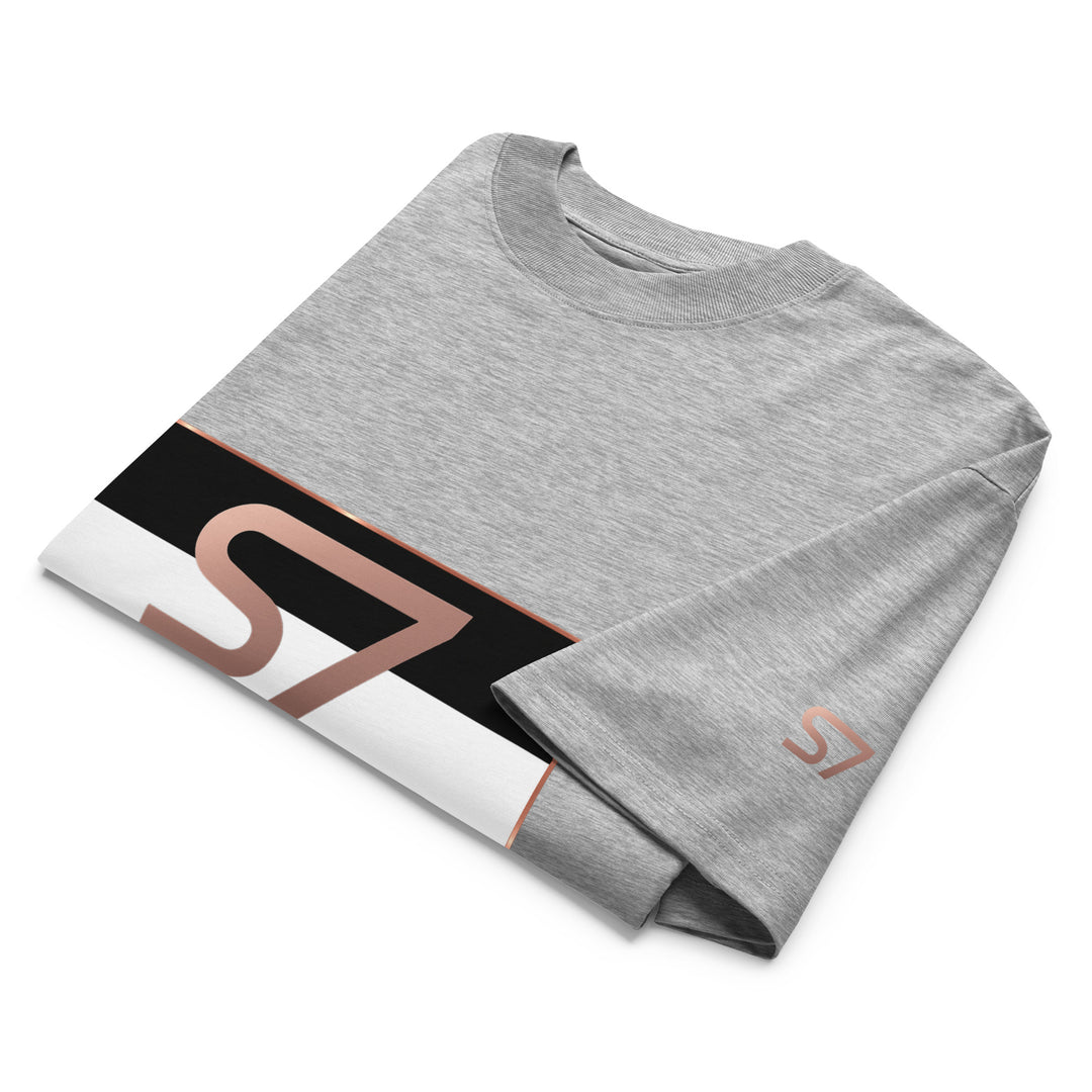S7 Monaco Noir &amp; White Organic Oversized T-Shirt