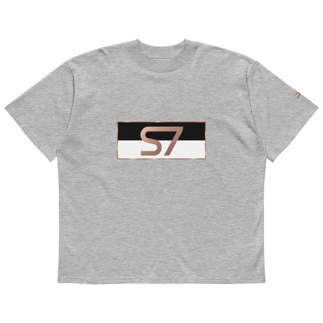 S7 Monaco Noir &amp; White Organic Oversized T-Shirt