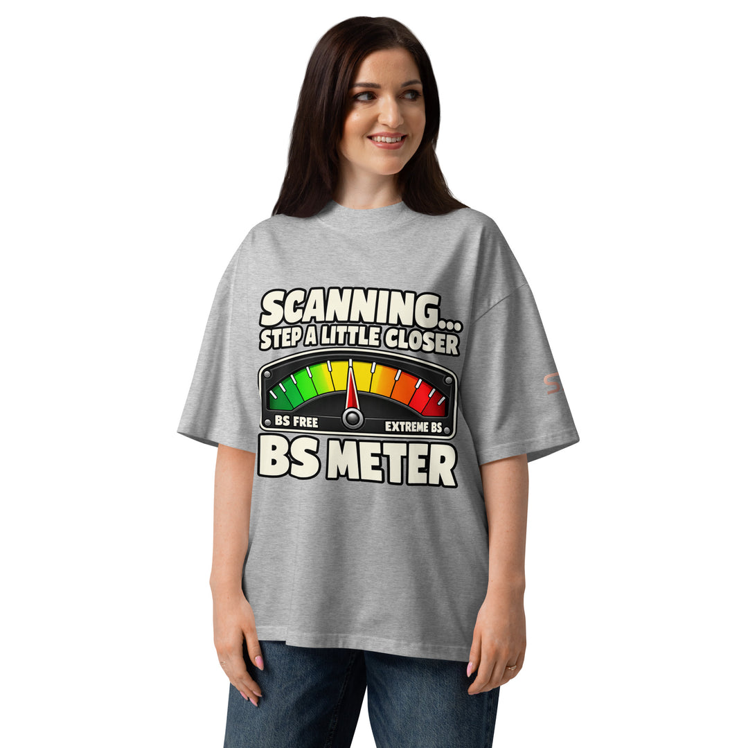 S7 BS Meter Oversized Graphic T-Shirt | STORE 7994