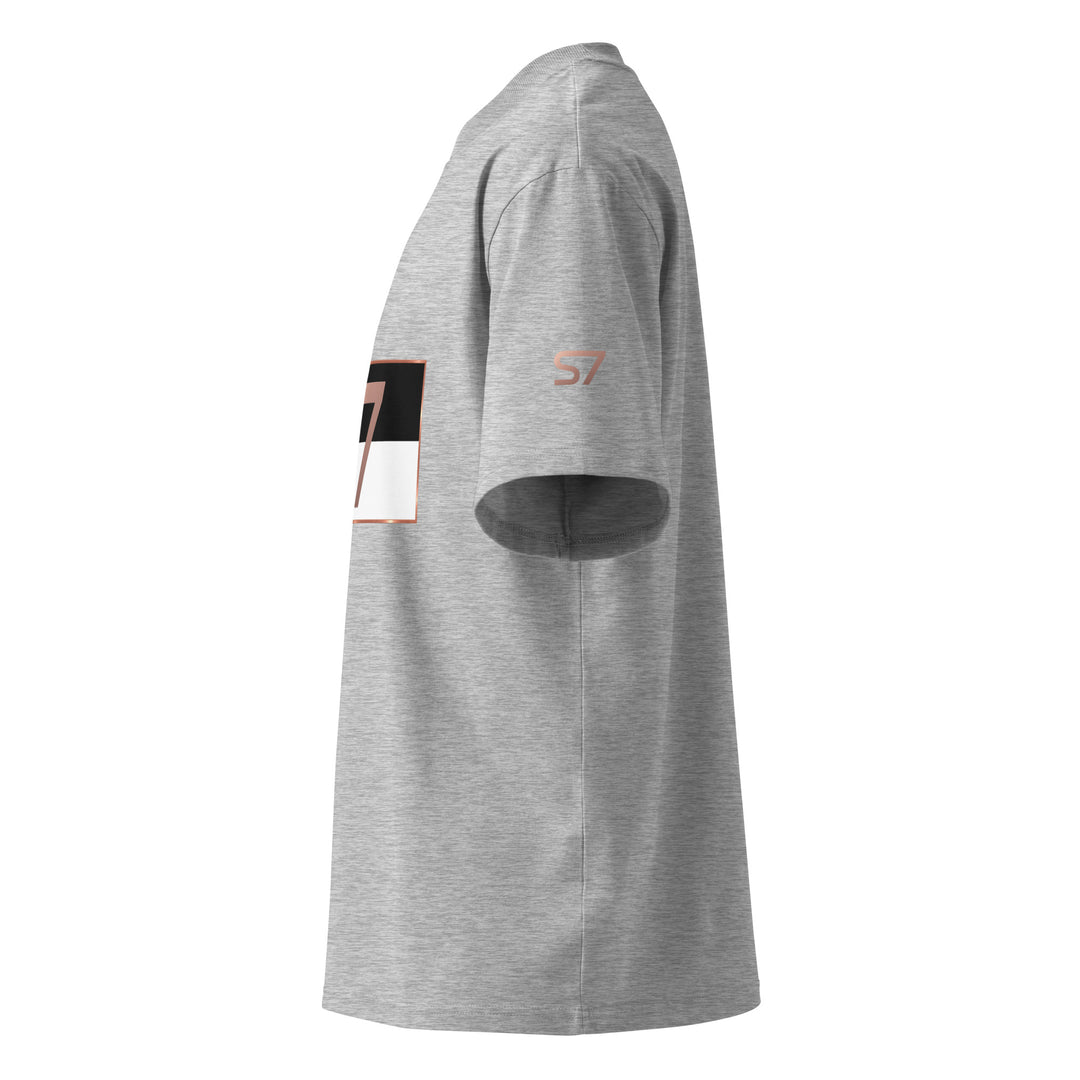 S7 Monaco Noir &amp; White Organic Oversized T-Shirt