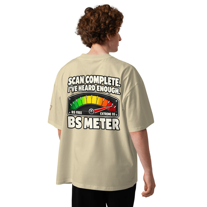 S7 BS Meter Oversized Graphic T-Shirt | STORE 7994