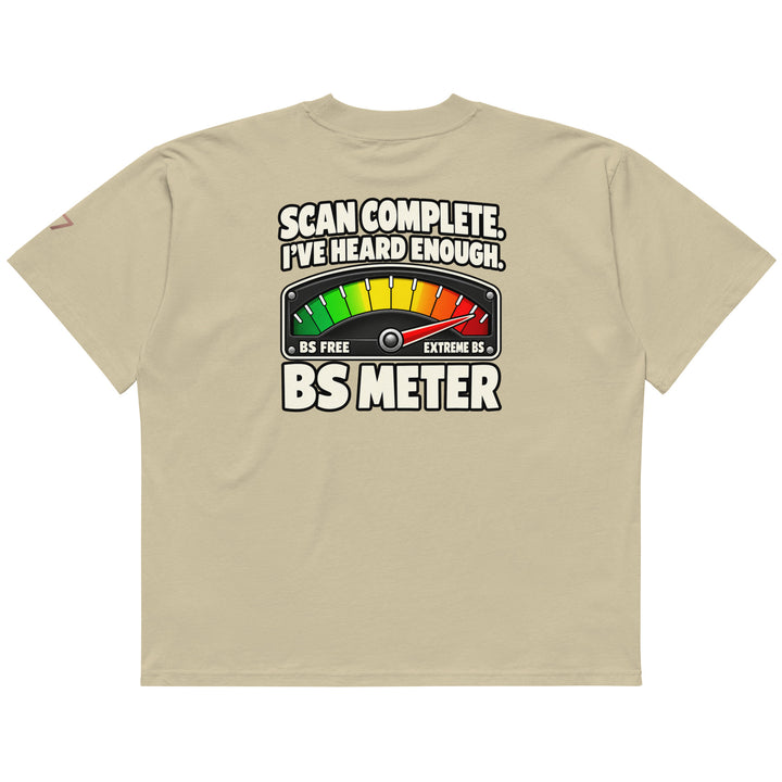 S7 BS Meter Oversized Graphic T-Shirt | STORE 7994