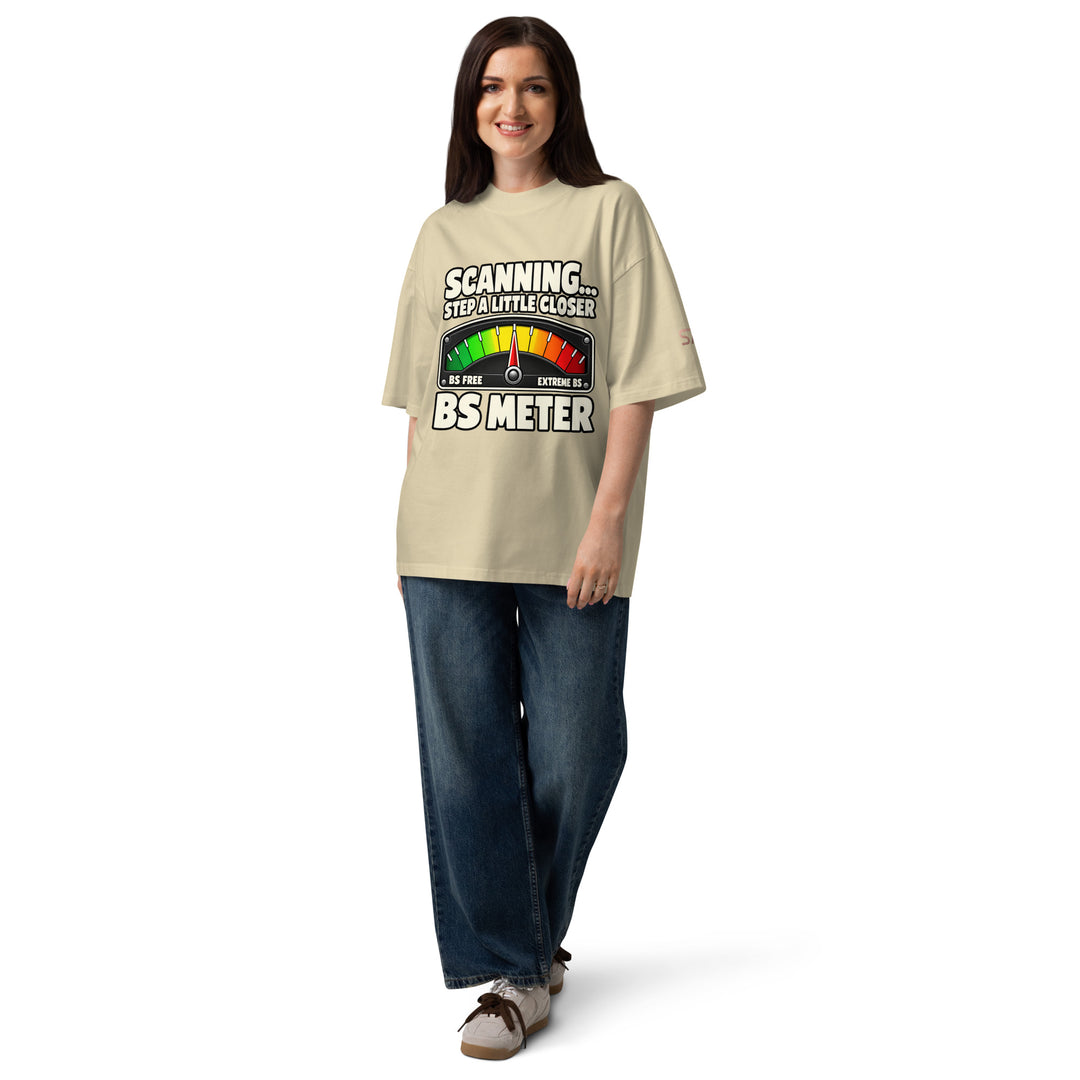 S7 BS Meter Oversized Graphic T-Shirt | STORE 7994