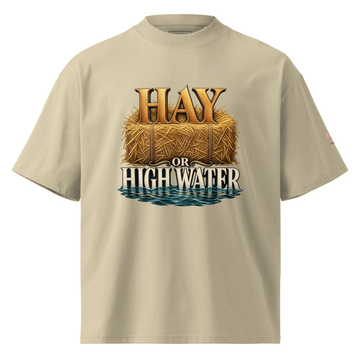 hay-or-high-water-graphic-t-shirt beige
