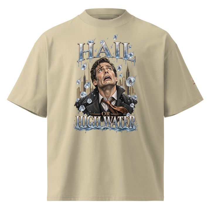 HAIL OR HIGH WATER Big City T-Shirt | S7
front view beige