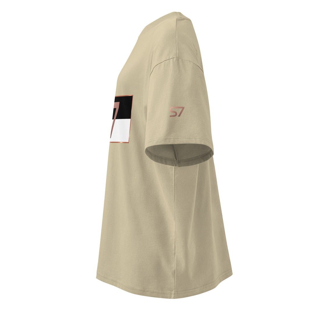 S7 Monaco Noir &amp; White Organic Oversized T-Shirt