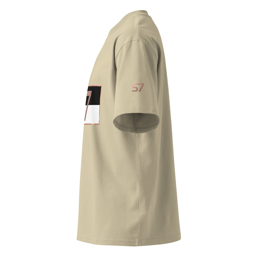 S7 Monaco Noir &amp; White Organic Oversized T-Shirt