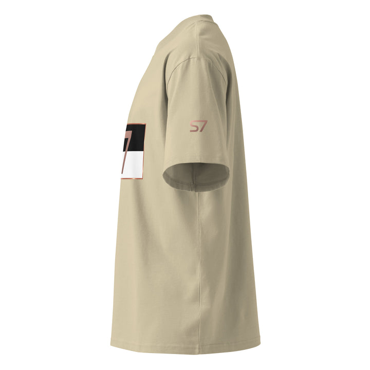 S7 Monaco Noir &amp; White Organic Oversized T-Shirt