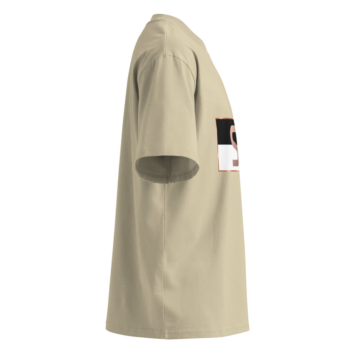 S7 Monaco Noir &amp; White Organic Oversized T-Shirt