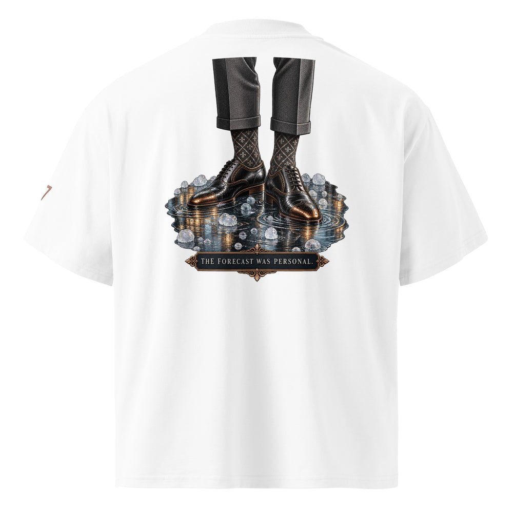 HAIL OR HIGH WATER Big City T-Shirt | S7
rear view white