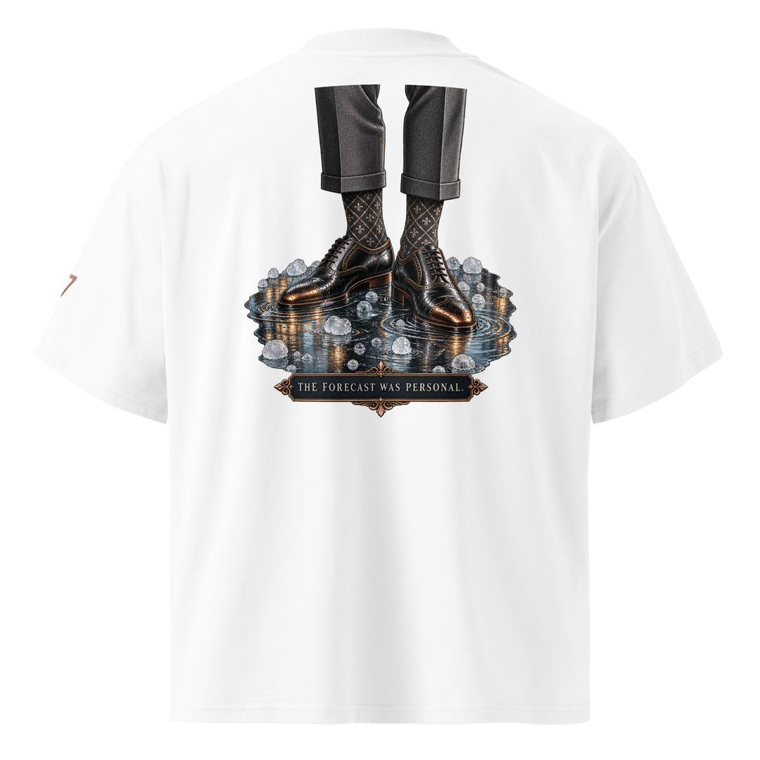 HAIL OR HIGH WATER Big City T-Shirt | S7
rear view white