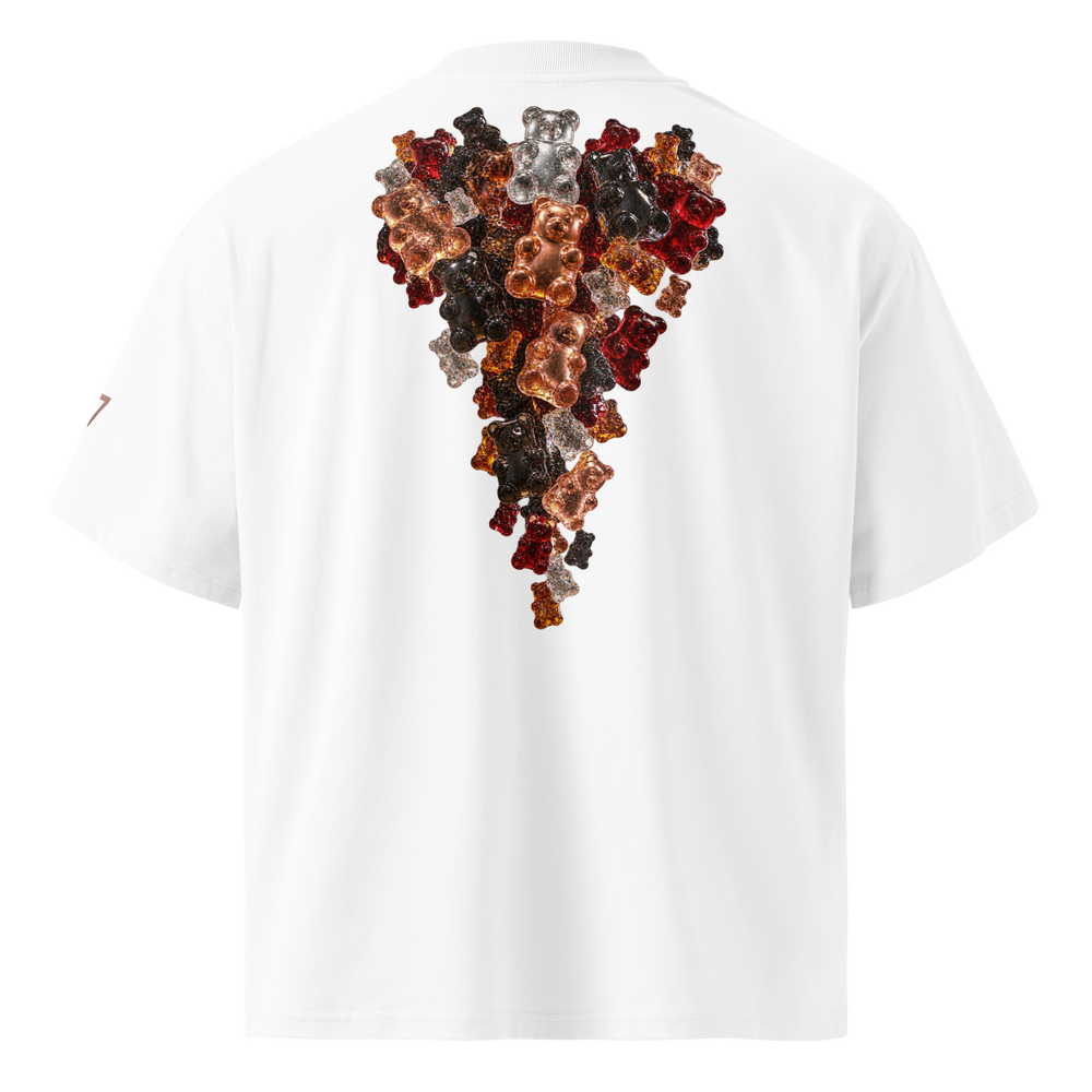 S7 GUMMY CONSTELLATION — 3D Graphic T-Shirt back white