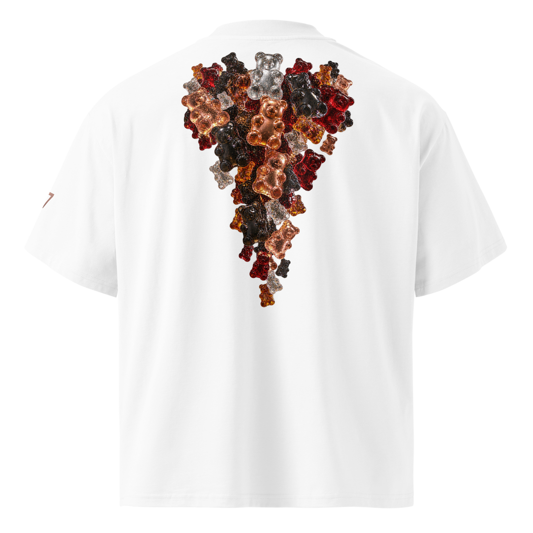 S7 GUMMY CONSTELLATION — 3D Graphic T-Shirt back white
