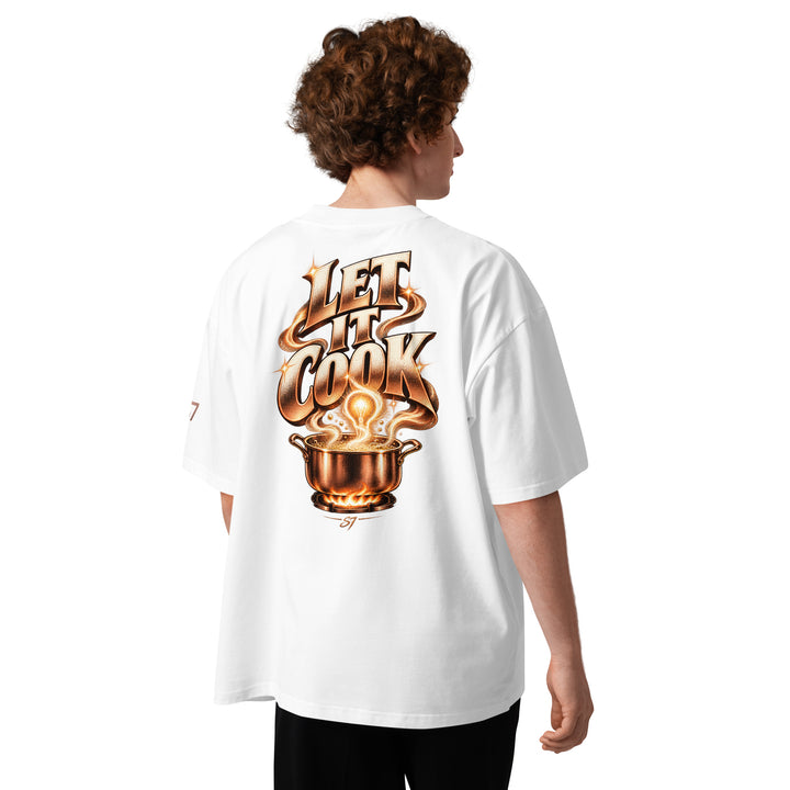 S7 “Got A Idea? Let It Cook” Graphic T-Shirt showcasing the back design with bold &