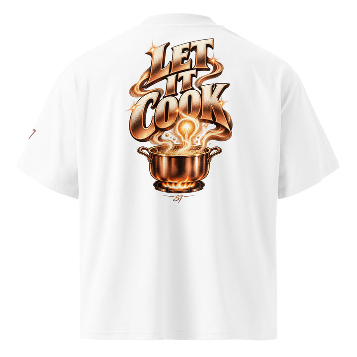 Back view of S7 “Got A Idea? Let It Cook” Graphic T-Shirt with bold &