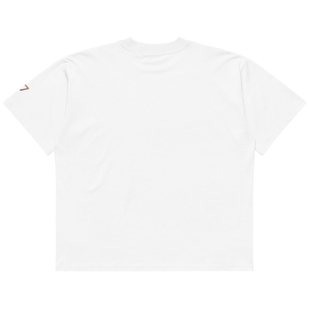 S7 Monaco Red &amp; White Oversized T-Shirt | STORE 7994