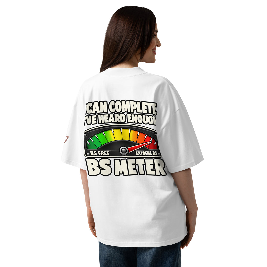 S7 BS Meter Oversized Graphic T-Shirt | STORE 7994